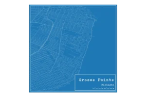 map of grosse pointe michigan