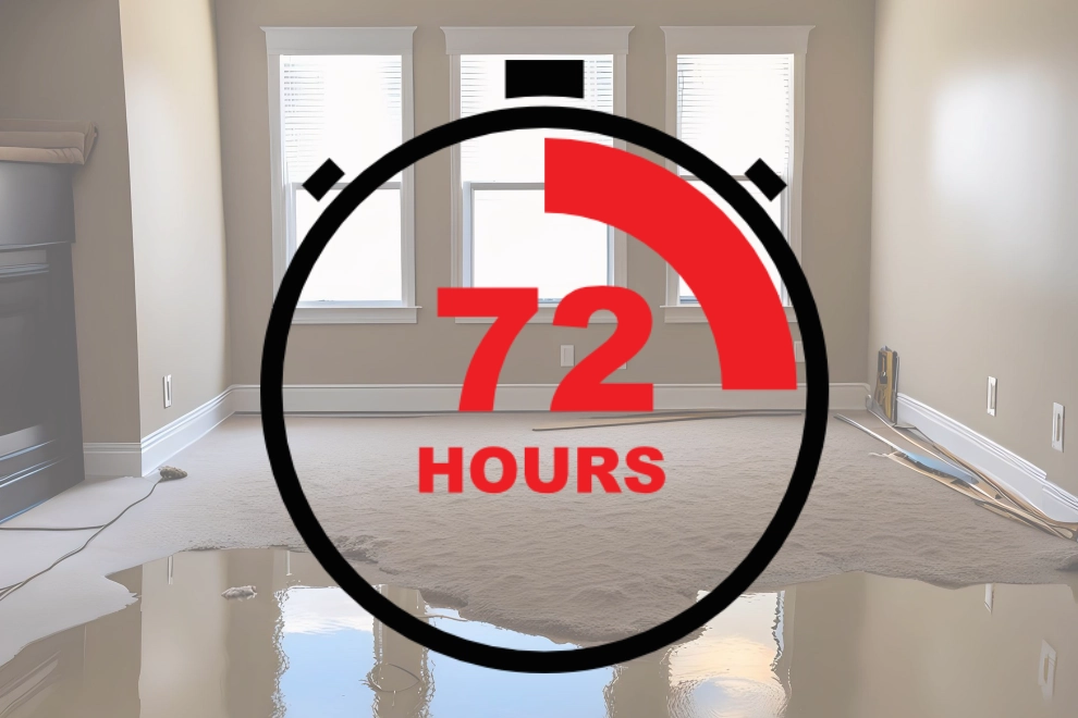 importance of the 72 hour window in water damage restoration